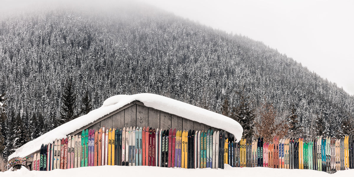 Powder Barn Ski Fence