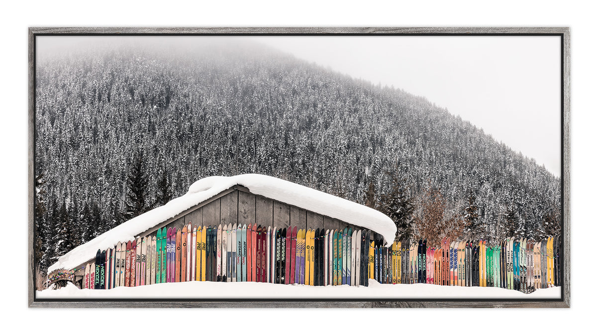 Powder Barn Ski Fence