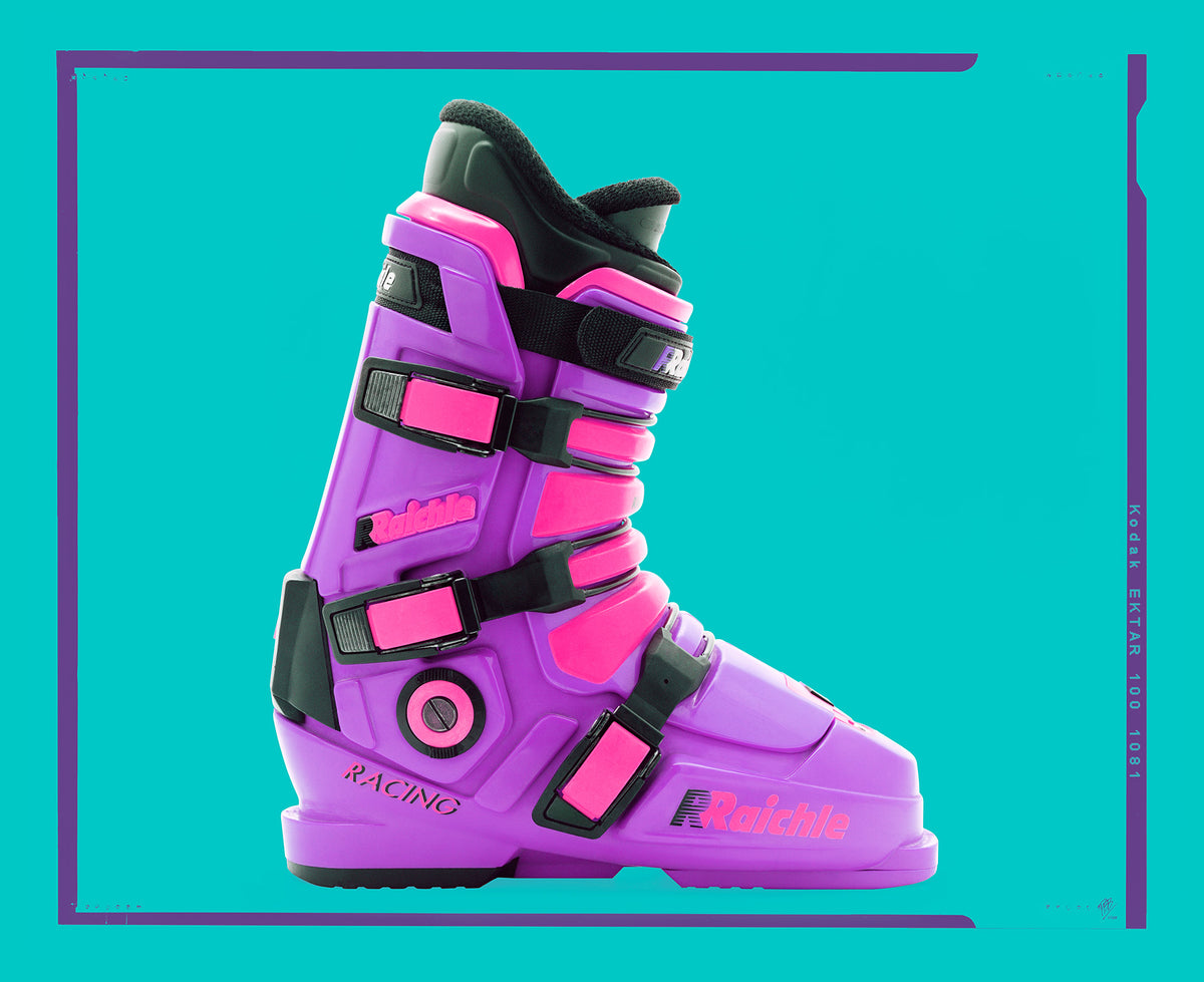 Raichle Flexon (80-90s) Purple &amp; Blue