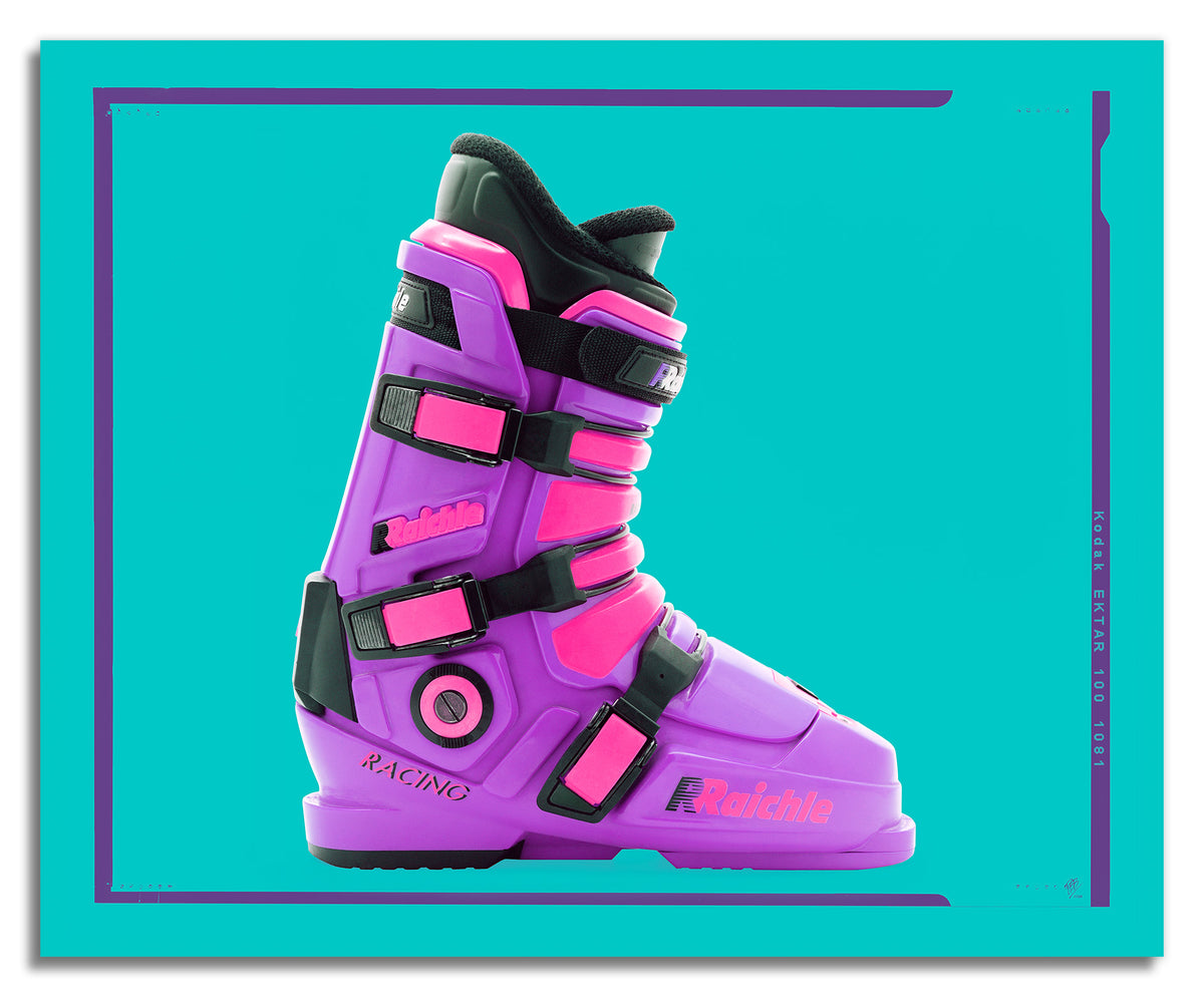 Raichle Flexon (80-90s) Purple &amp; Blue