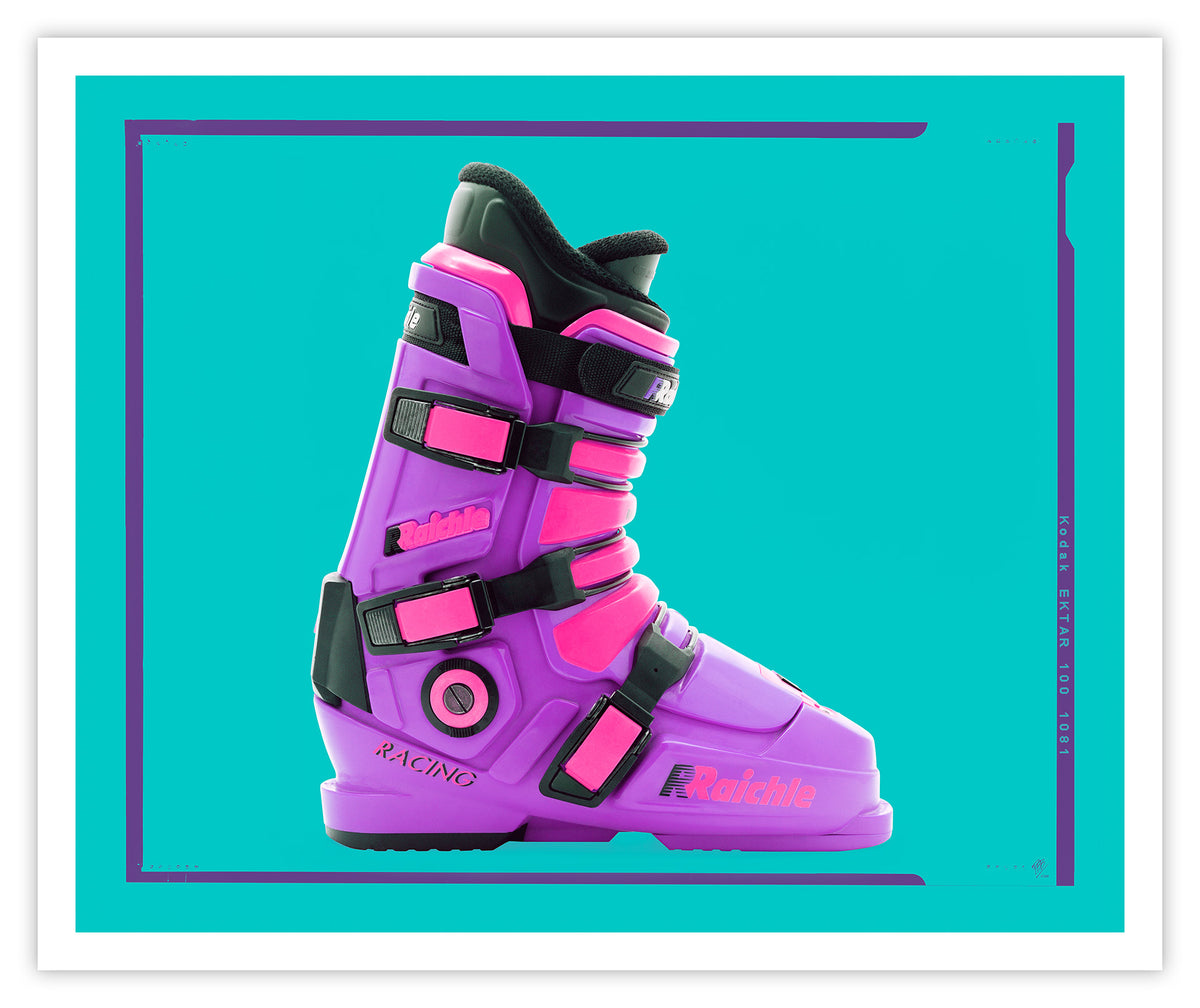 Raichle Flexon (80-90s) Purple &amp; Blue